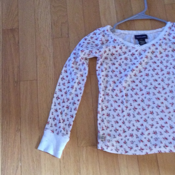 White Rose Ribbed Top - Picture 3 of 4